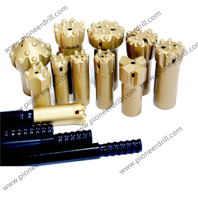 ST螺纹易返球齿钎头